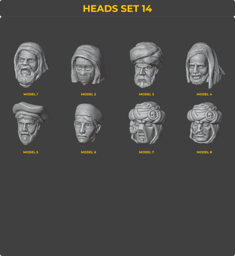 Heads Set 14