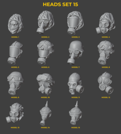 Heads Set 15