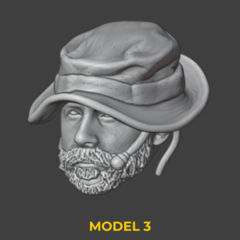Heads Set 18 - 3DDios
