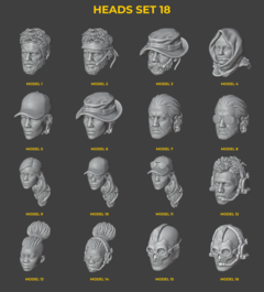 Heads Set 18