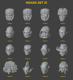 Heads Set 21