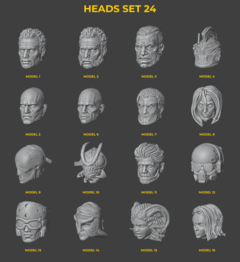 Heads Set 24
