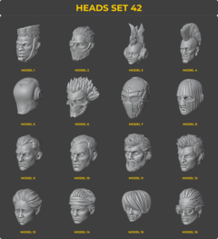 Heads Set 42