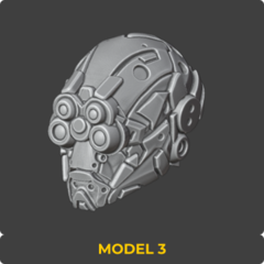Heads Set 43 - 3DDios