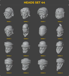 Heads Set 44