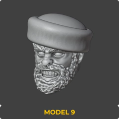 Heads Set 44 - 3DDios