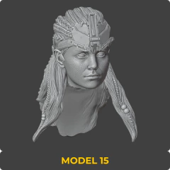 Heads Set 54 - 3DDios