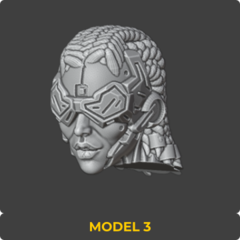 Heads Set 57 - 3DDios