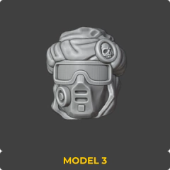 Heads Set 58 - 3DDios