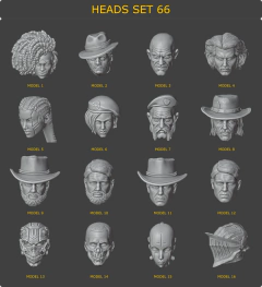 Heads Set 66