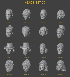 Heads Set 70 - comprar online