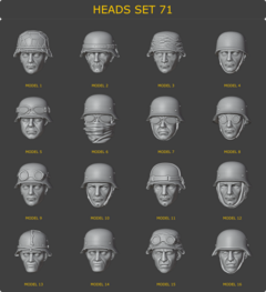 Heads Set 71