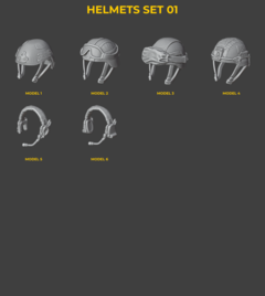 Helmets Set 01
