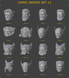 Comic Heroes Set 13
