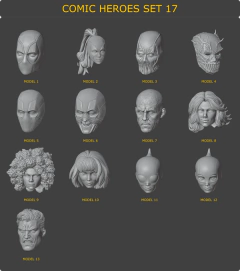 Comic Heroes Set 17 - comprar online