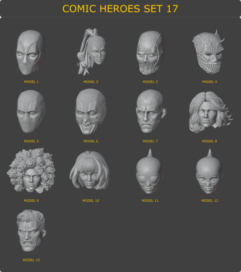 Comic Heroes Set 17 - comprar online