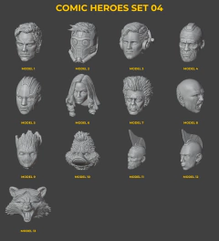 Comic Heroes Set 04 - Guardians