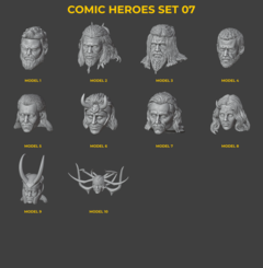 Comic Heroes Set 07