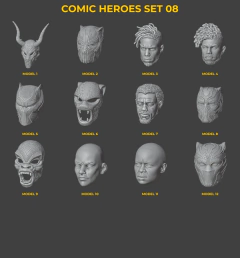 Comic Heroes Set 08