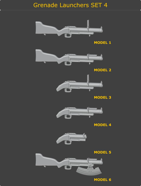 Grenade Launchers Set 04 - comprar online