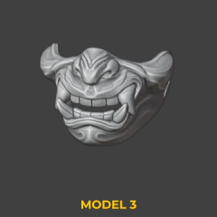 Masks Set 02 - 3DDios