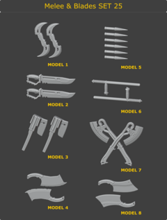 Melee & Blades Set 25 - comprar online