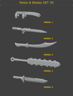 Melee & Blades Set 30