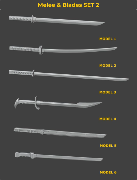 Melee & Blades Set 02