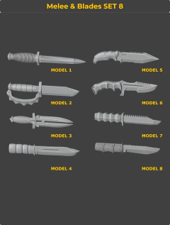 Melee & Blades Set 08