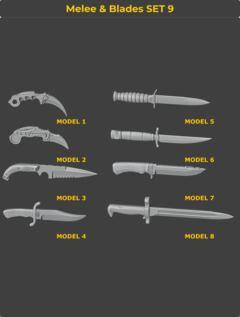 Melee & Blades Set 09