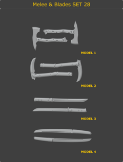 Melee & Blades Set 28 - comprar online