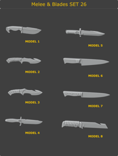 Melee & Blades Set 26 - comprar online