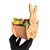 Cachepot Cachepô Coelhinha mdf crú - loja online