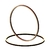 Bastidor de Mdf Crú 16cm de Diâmetro