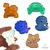 Aplique 5cm Animais