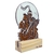 Totem São Jorge com Base de pinus Personalizado - comprar online