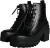 Dolce & Gabbana® - Botines de Trekking con Cordones Negros - comprar en línea