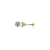 Aretes de Moissanite 2 ct | Certificado