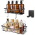 Jetizzo® Organizador de Ducha de Acero Inoxidable en Negro - comprar en línea