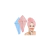 Gorro de Toalla DQST®: Rosa y Azul