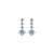 Aretes de Moissanite 2.6 ct | Certificado VVS1