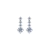 Aretes de Moissanite 2.6 ct | Certificado VVS1
