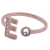 Anillo Inicial E Oro Rosa 18k con Zirconias Luckyly® - comprar en línea