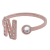 Anillo Inicial N Oro Rosa 18k con Zirconias Luckyly® - comprar en línea