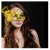 Antifaz Floral de Fiesta: Amarillo - comprar en línea