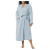Bata de Longitud Completa en Tela Ligera: Azul Viejo - comprar en línea