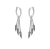 Aretes con Cadenas y Plumas: Encanto Bohemio