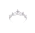 Tiara color plata