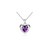 Collar de Corazón en Plata 925 con Detalle en Cristal