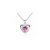 Elegante Collar de Corazón en Plata 925 con Detalle en Cristal